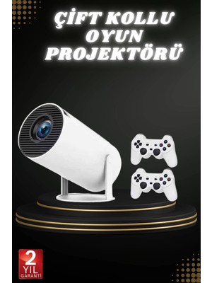 Mey Ithalat® Taşınabilir Android Projeksiyon Ayaklı Çift Kollu 4K Çözünürlüklü Sinema Projeksiyonu