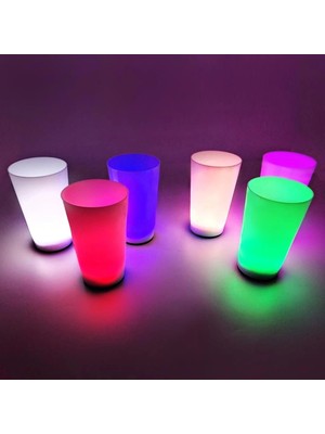 Mey Ithalat® Glow Partisi Bardakları 6 Renk 6 Adet 1.5 Oz