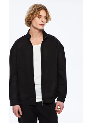 Lc Waikiki Yeni Sezon Dik Yaka Uzun Kollu Erkek Fermuarlı Sweatshirt