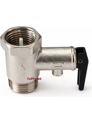 FullYedek Regal Termosifon Çekvalf Mandallı , Pakkens Termosifon Şofben Emniyet Ventili Çekvalfi Ventil