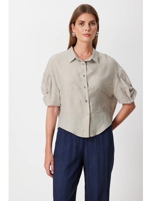 Eskişehir Mağazacılık 74319 Onteks Gömlek Düz Düğmeli