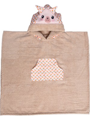 Faralya Life Pamuklu Resimli Çocuk Panço 5-8 Yaş Standart Beden