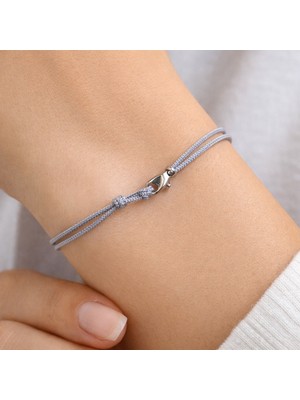 Tutu Tasarım Minimal Ip Bileklik – Ayarlanabilir El Yapımı Şans & Dilek Bilekliği