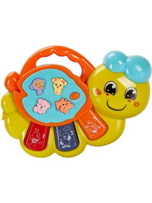 Mey Ithalat® Sesli ve Işıklı Piyanolu Tırtıl