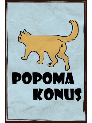 tp Retro Vintage 5 mm Ahşap Üzerine Kedi Temalı Poster Tablo 20X30 cm