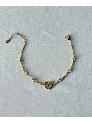 Stelle Jewelry Xuping Minimal Kalpli Bileklik