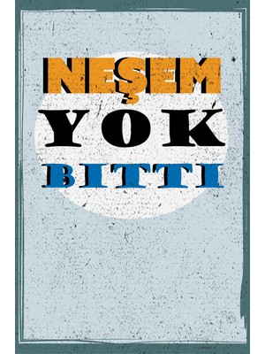 tp Retro Vintage 5 mm Ahşap Üzerine Neşe Temalı Poster Tablo 20X30 cm