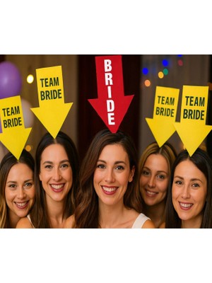 Colezium Kişiselleştirilebilir Ok Taç – Üzerine Yazı Yazılabilen Parti Tacı Kırmızı Renk