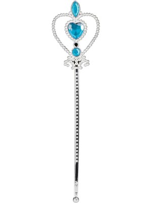 Mey Ithalat® Mavi Renk Kalp Işlemeli Karlar Ülkesi Elsa Asası