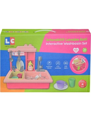 Mey Ithalat® LC-30916  Pilli Interaktif Lavabo Seti 21 Parça