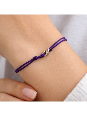 Tutu Tasarım Minimal Ip Bileklik – Ayarlanabilir El Yapımı Şans & Dilek Bilekliği