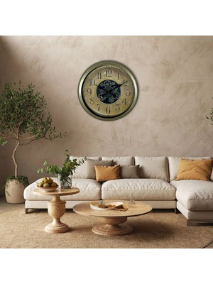 Mey Ithalat® Nostalgia 60 cm Çarklı Duvar Saati