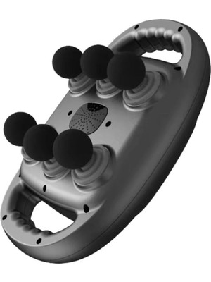 Mey Ithalat® Şarjlı Geliştirilmiş 6 Başlıklı Fonksiyonlu Masaj Aleti 2000 Mah Masaj Tabancası