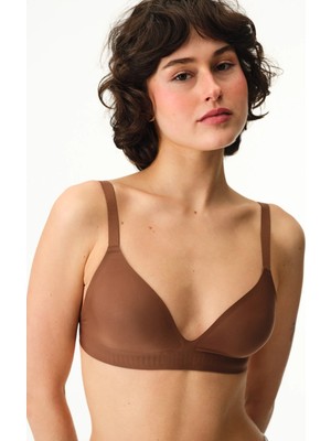 Penti Kahverengi Invisible Bonding Üçgen Sütyen