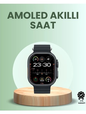 No 35 Moda Ultra Akıllı Saat Amoled Display 15 Gün Dayanıklı Batarya