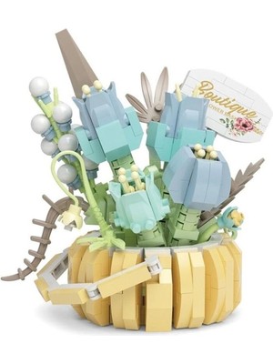 Mey Ithalat® P1092 Çiçek Buketi 529 Parça Block Oyuncak