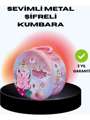 Mey Ithalat® Mini Çocuk Para Kasası Gizli Saklama ve Birikim Kutusu