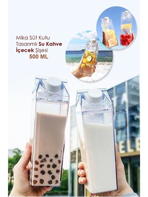 Pazarcan Süt Kutusu Tasarımlı Içecek Şişesi