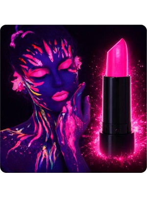 Mey Ithalat® Pembe Ruj – Karanlıkta Parlayan Makyaj Boyası