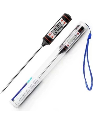 Ematcrt Mey Ithalat® Paslanmaz Çelik Dijital Gıda Termometresi  -  Sıcaklık Ölçer  Yiyecek İçin Dayanıklı