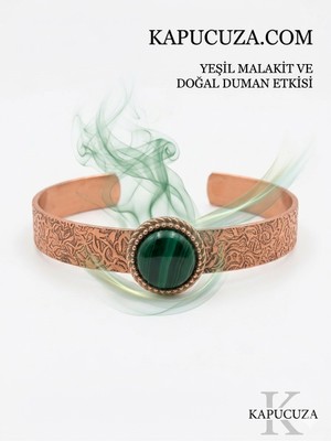 Doğal Taşlı Bakır Bileklik