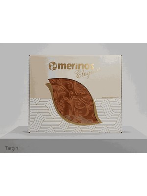 Merinos Elegans Tek Kişilik Battaniye Tarçın