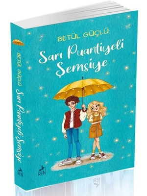 Sarı Puantiyeli Şemsiye - Ciltsiz