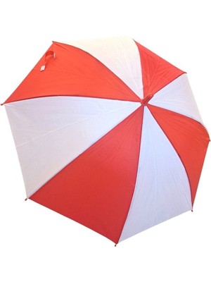 Eleven Markets Kırmızı Beyaz Şemsiye Çocuk Şemsiye 6-13  Yaş