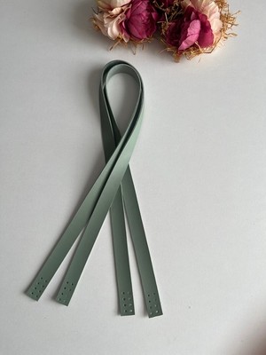 ZG Hobi Aksesuar Örgü Çantalar Için Dikilebilir 70 cm Askı Mint Yeşili