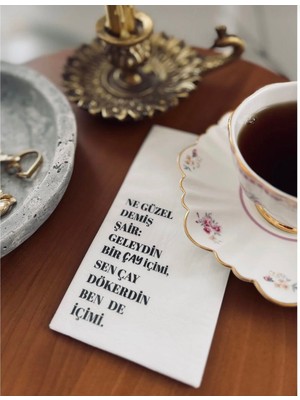 Baskılı Lux Sunum Peçetesi 20'li