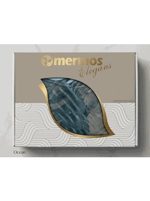 Merinos Elegans Tek Kişilik Battaniye Ocean