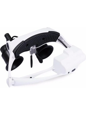 Kuyumcu,saat Onarım Için 10X15X20X25X Mercekli Gözlük BÜYÜTEÇ9892G3A - Lisinya