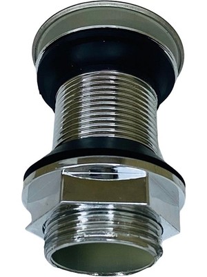 Pop Up Krom Kaplama Bas Aç Lavabo Sifonu Gideri ( Lisinya )