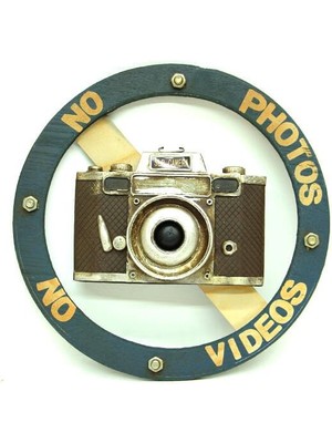 İsmiyle Al Dekoratif Metal No Photo Vintage Tabela Duvar Süsü Hediyelik