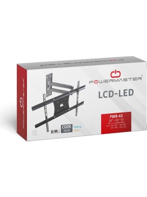 Pm-43 Led/lcd/plazma Kilitli Askı Aparatı PWR-H43 ( Lisinya )