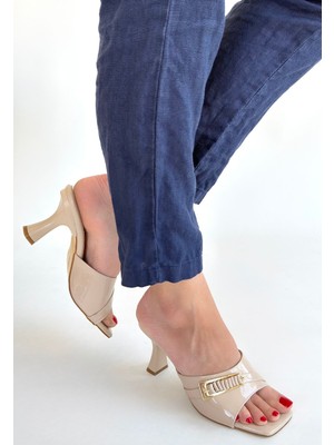 Sief Bej Rugan Topuklu Terlik - Lisinya