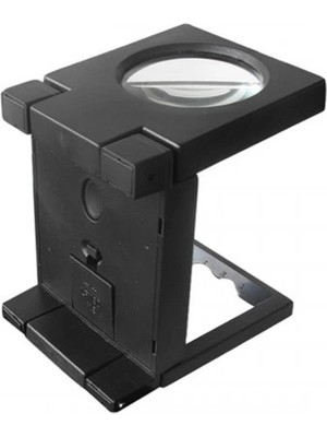 Katlanır Plastık,led Işıklı Test Cıhazı Büyüteç 2.5X90MM - Lisinya