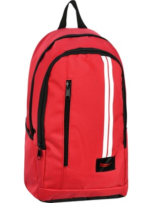 İsmiyle Al Düz Spor Sırt Çantası Kırmızı