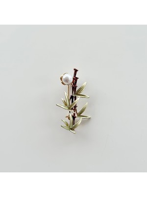 Vesce Atelier Bambu Broş