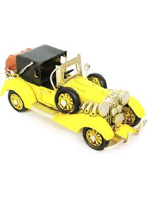 İsmiyle Al Dekoratif Metal Araba Vintage Biblo Ev Ofis Hediyelik