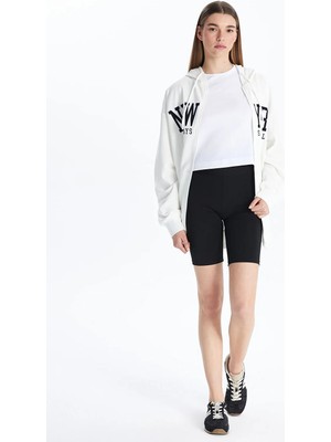 Lc Waikiki Yeni Sezon Beli Lastikli Kadın Spor Şort Tayt