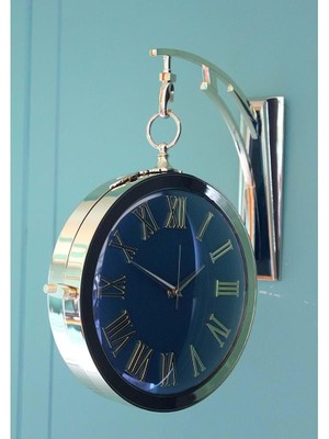 İsmiyle Al Duvara Asmalı Istasyon Saati ALK1592 Dekoratif Hediyelik