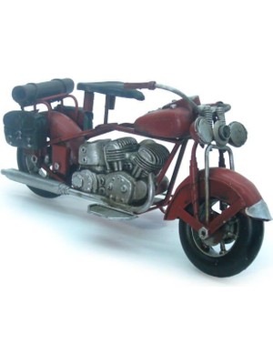 İsmiyle Al Dekoratif Metal Motosiklet Vintage Biblo Dekoratif Hediyelik