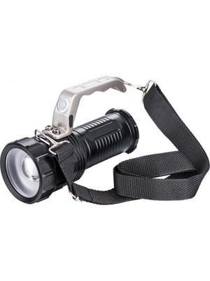 İsmiyle Al Projektör Modeli Zoomlu Şarjlı El Feneri