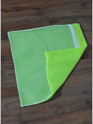 Colezium Sarı- Fermuarlı - Hassas Çamaşır Terlik  Ayakkabı Yı Filesi Büyük Boy