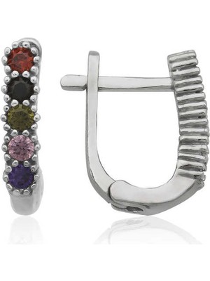 İsmiyle Al Gümüş Renkli Küpe