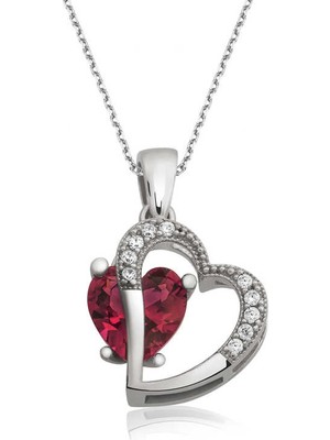 İsmiyle Al 925 Ayar Gümüş Kalpli Kadın Gümüş Kolye