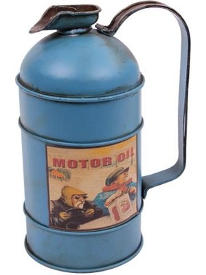 İsmiyle Al Dekoratif Metal Yakıt Bidonu Kumbaralı Vintage Hediyelik