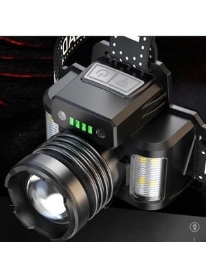 İsmiyle Al Sensörlü Şarjlı Kafa Lambası