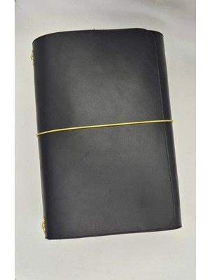 Galande Hakiki Deri B5 Defter Kılıfı, Journal Uyumlu, Kişiselleştirilebilir, Içe Katlanır Model